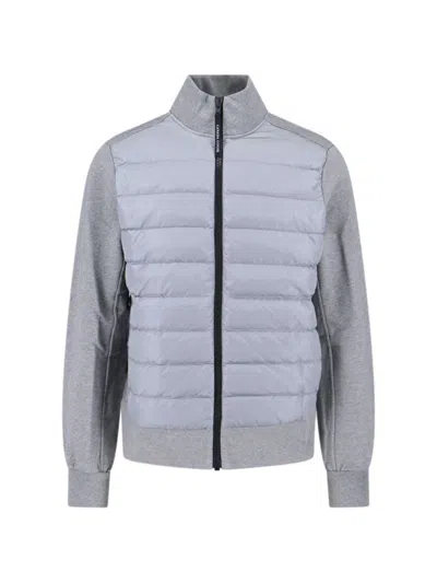 Canada Goose Huron Hybridge Zip Jacket In Gray