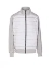 Canada Goose Quilted Front Panel Casual Jacket With High Collar In Multi