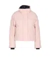 Canada Goose Long-sleeved Stand-collar Down Jacket In Red