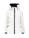 Canada Goose Hooded Jacket With Side Pockets And Cuffs In White