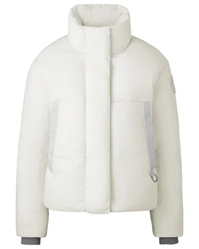 Canada Goose Junction Cropped Puffer Jacket In White