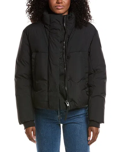 Canada Goose Junction Cropped Puffer Jacket In Black