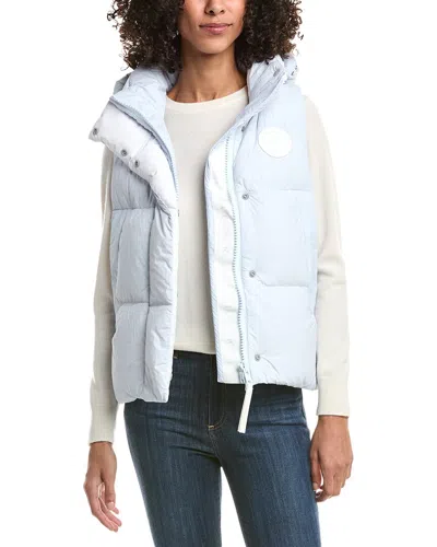 Canada Goose Junction Puffer Down Vest In Blue