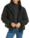 Canada Goose Black Polyester Blend Grandview Down Jacket In Black