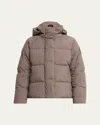 Canada Goose Junction Down Parka With Removable Hood In Gray