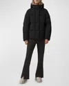 Canada Goose Junction Lightweight Water-repellent Puffer Jacket In Black
