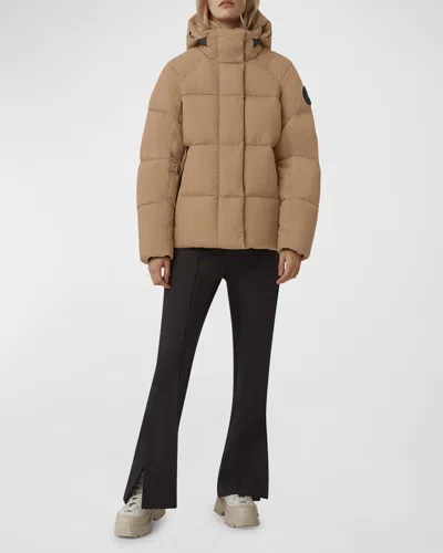 Canada Goose Junction Parka Black Label In Desert Sand