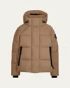 Canada Goose Junction Parka Black Label In Desert Sand