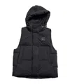 Canada Goose Junction Puffer Vest Black Label In Black