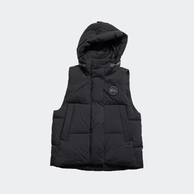 Canada Goose Junction Puffer Vest Black Label In Blue