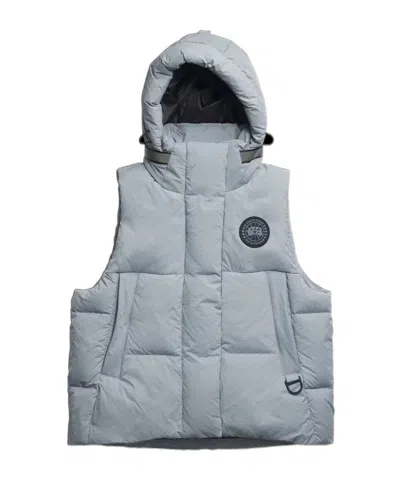 Canada Goose Junction Puffer Vest Black Label In Gray