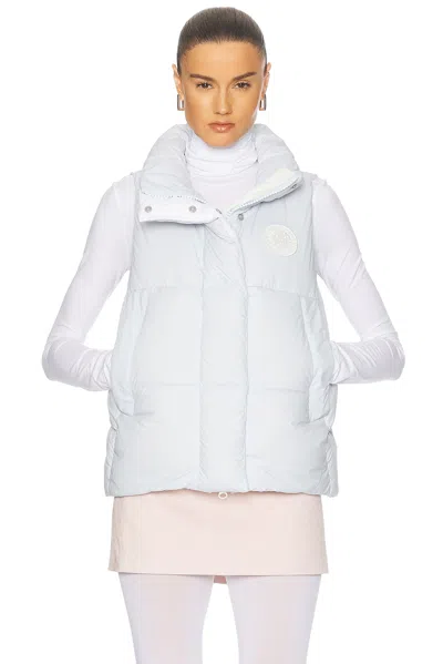 Canada Goose Junction Puffer Vest In Early Frost