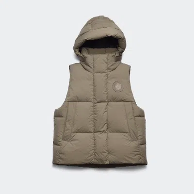Canada Goose Junction Puffer Vest Tonal Label In Brown