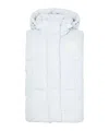 Canada Goose Off-white Junction Down Vest In Grey