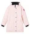 Canada Goose Juniper Hooded Down Jacket In Pink