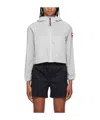 Canada Goose Kaslo Cropped Wind Jacket In White
