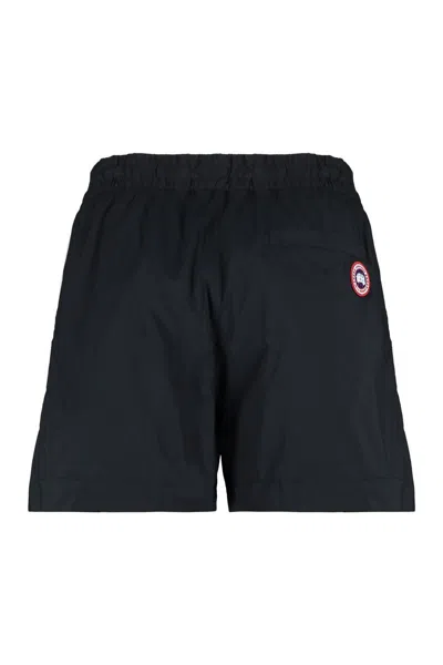 Canada Goose Kaslo Nylon Shorts In Black