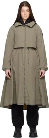 Canada Goose Sinclair Water Repellent Coat In 1664 Smokey Sage - S