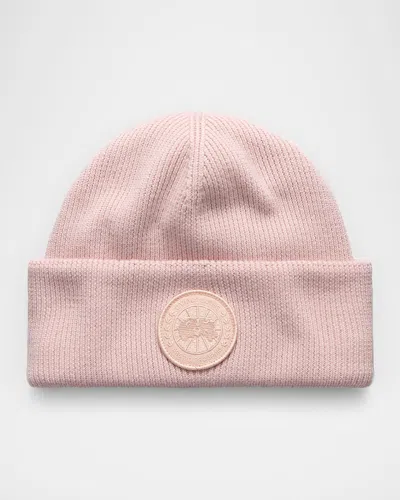 CANADA GOOSE KID'S ARCTIC TOQUE GARMENT-DYED WOOL BEANIE