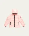 Canada Goose Kid's Crofton Quilted Jacket In Pink