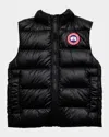 Canada Goose Kid's Crofton Quilted Vest In Black - Noir