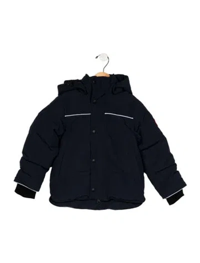 Pre-owned Canada Goose Babies' Kid Girl's Puffer Jacket In Blue