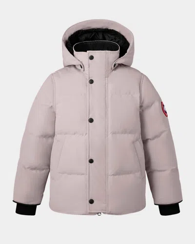 Canada Goose Kid's Snowy Owl Parka In Pink