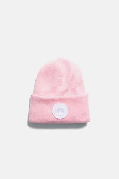 Canada Goose Kids Artic Toque Hat In Pink