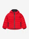CANADA GOOSE KIDS BOBCAT DOWN HOODED JACKET 6 - 7 YRS RED