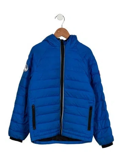 Pre-owned Canada Goose Kids Boys Down Coat In Blue