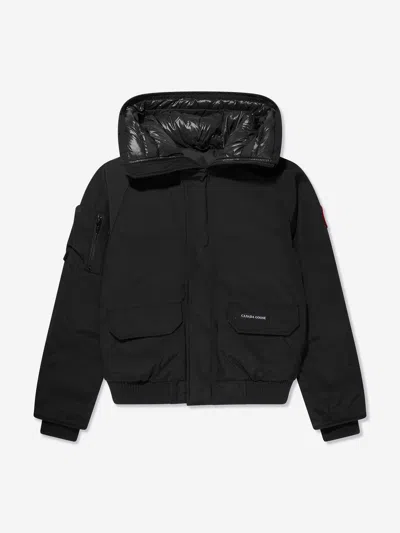 Canada Goose Kids Chilliwack Bomber In Black