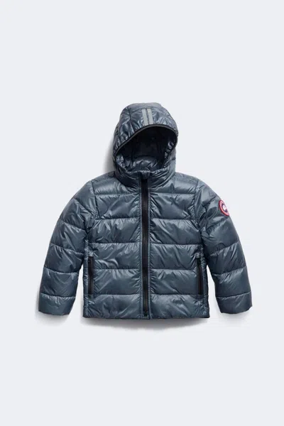 Canada Goose Kids Crofton Hooded Jacket In Blue