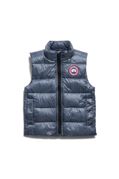 Canada Goose Kids Crofton Vest In Ozone Blue 9222