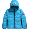Canada Goose Kids' Crofton Water Repellent 750 Fill Power Down Recycled Nylon Puffer Jacket In Aquarius