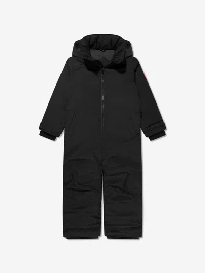 Canada Goose Babies' Kids Grizzly Snowsuit In Black
