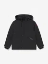 Canada Goose Kids Logan Down Parka S 7 - 8 Yrs Black In Black