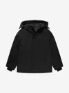 Canada Goose Kids Navy Logan Down Jacket In Black