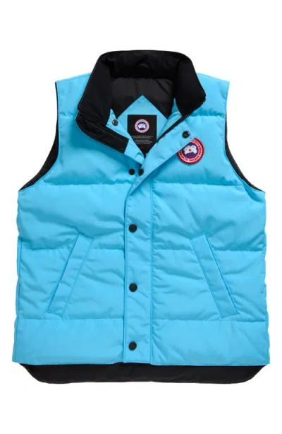 Canada Goose Kids' Vanier Down Vest In Aquarius
