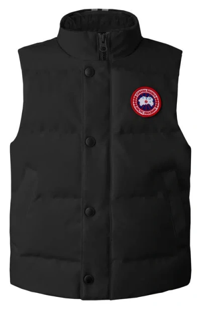 Canada Goose Kids' Vanier Down Vest In Black - Noir