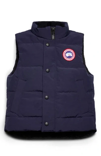 Canada Goose Kids' Vanier Down Vest In Blue
