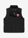 Canada Goose Vanier Woven Gilet 7-16 Years In Black