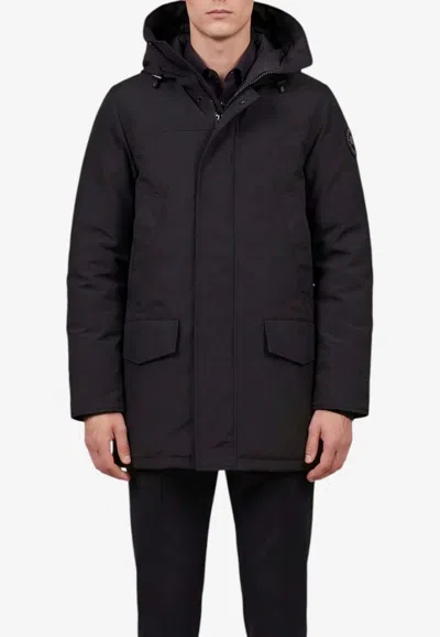 Canada Goose Langford Arctic Tech Down Parka In Black
