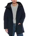 Canada Goose Navy Langford Down Parka In Blue