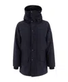 Canada Goose Langford Hooded Down Parka In Black