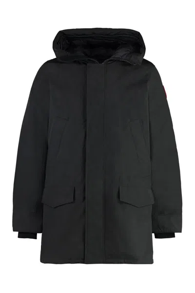 Canada Goose Langford Hooded Parka In Black