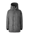 Canada Goose Langford Padded Wool-blend Parka In Gray