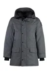 Canada Goose Langford Padded Wool-blend Parka In Grey