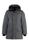 Canada Goose Langford Padded Wool-blend Parka In Grey