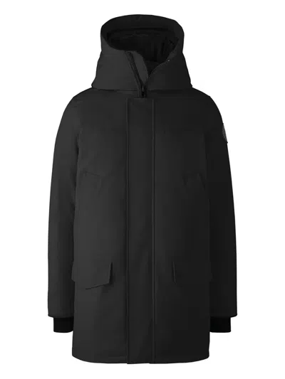 Canada Goose Langford Hooded Pocket Coat In Black