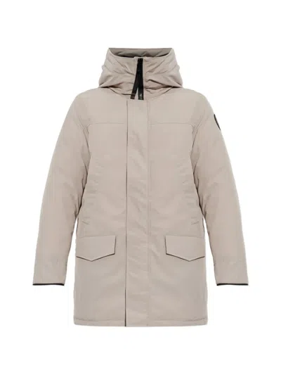 Canada Goose Langford Hooded Puffer Jacket In White